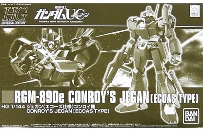 Bandai Hguc 1/144 Rgm-89de Conroy's Jegan Ecoas Type Model Kit Gundam Uc F/s - Japan Figure