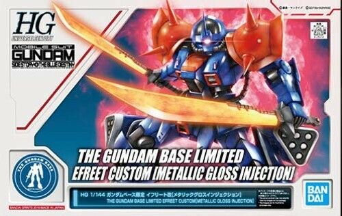 Bandai Hguc 1/144 The Gundam Base Limited Efreet Custom Metallic Gross Injection- Japan Figure Store - #1 Bring To You The Best Japanese Goods
