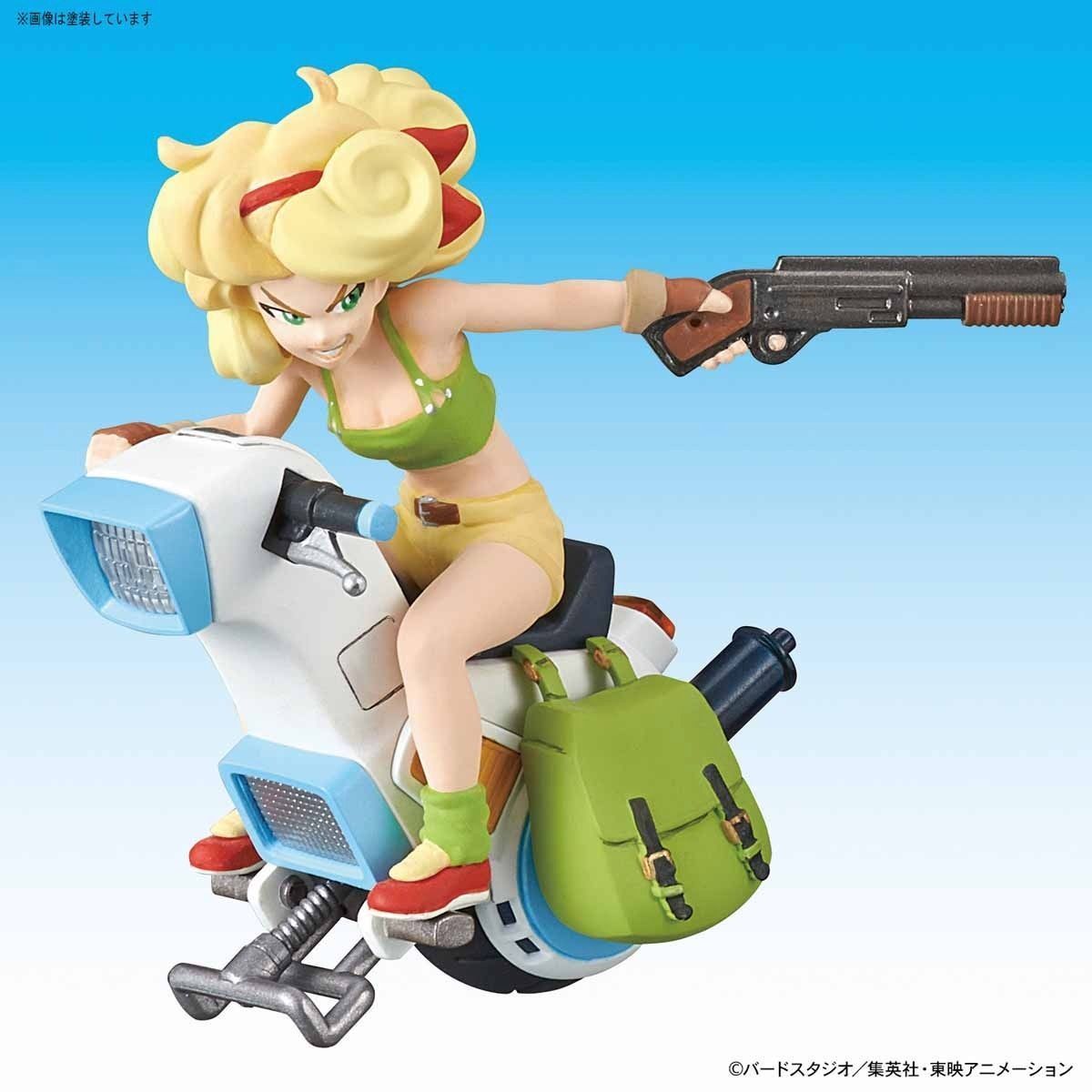 Bandai Mecha Collection Dragon Ball Lunch's One-wheel Motorcycle Model Kit- Japan Figure Store - #1 Bring To You The Best Japanese Goods