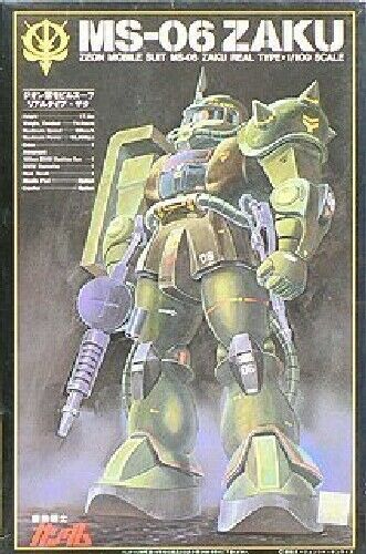 Bandai Ms-06 Zaku Ii Real Type 1/100 Plastic Model Kit- Japan Figure Store - #1 Bring To You The Best Japanese Goods