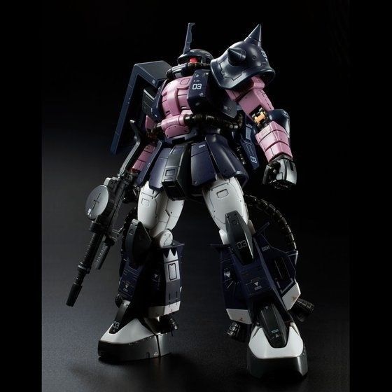 Bandai Rg 1/144 Ms-06r-1a Black Tri-stars Zaku Ii Model Kit Gundam Msv- Japan Figure Store - #1 Bring To You The Best Japanese Goods