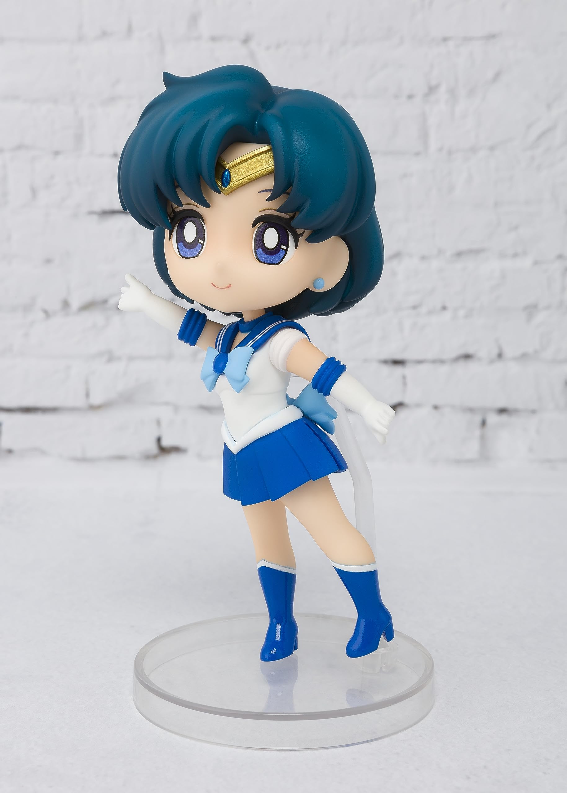 Bandai Spirits Figuarts Mini Sailor Moon Mercury 90mm PVC ABS Figure- Japan Figure Store - #1 Bring To You The Best Japanese Goods