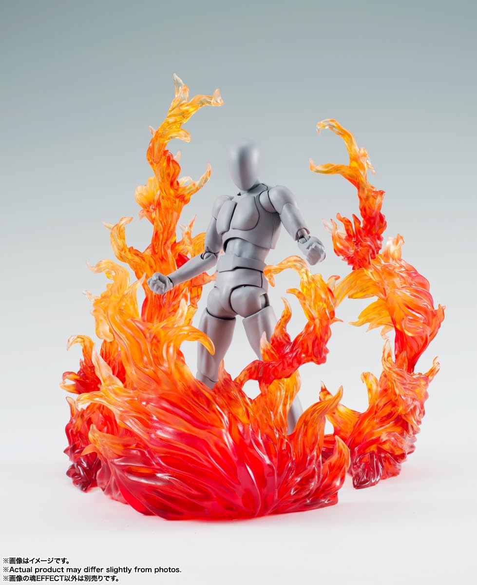 Bandai Spirits Burning Flame Red Soul Effect for SH Figuarts Finished Figure- Japan Figure Store - #1 Bring To You The Best Japanese Goods