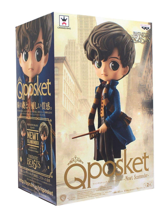 Banpresto Fantastic Beasts Q Posket Newt Scamander Figure Japan Normal Color- Japan Figure Store - #1 Bring To You The Best Japanese Goods
