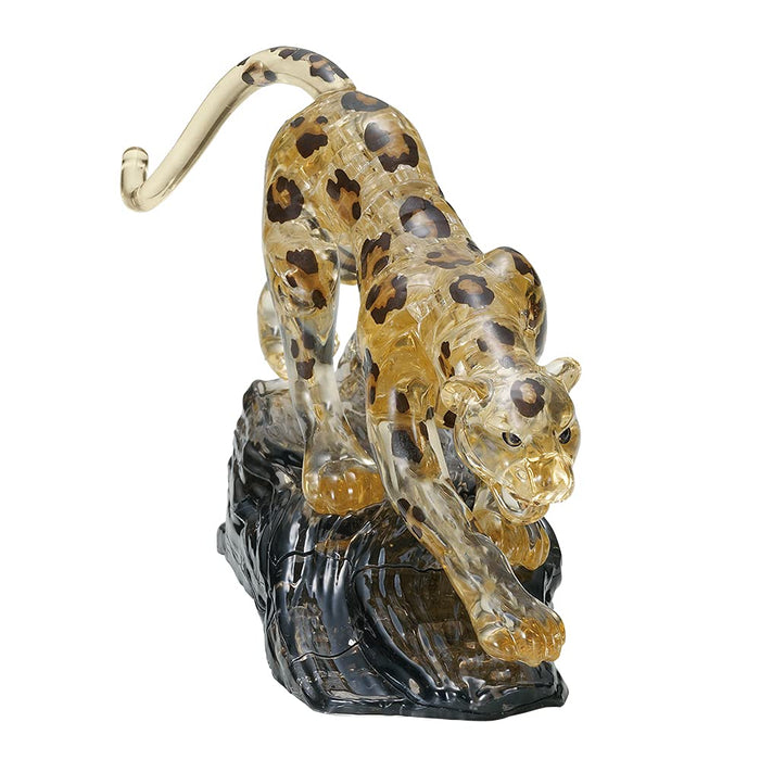 BEVERLY 50275 Crystal 3D Puzzle Leopard 39 Pieces- Japan Figure Store - #1 Bring To You The Best Japanese Goods