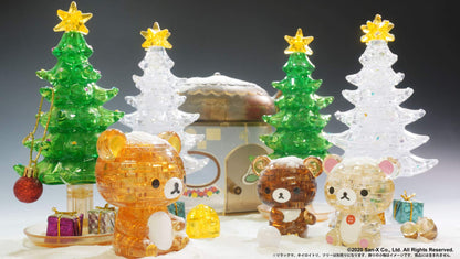 BEVERLY Crystal 3D Puzzle Rilakkuma Korilakkuma & Chairoikoguma Acorn House 66 Pieces- Japan Figure Store - #1 Bring To You The Best Japanese Goods