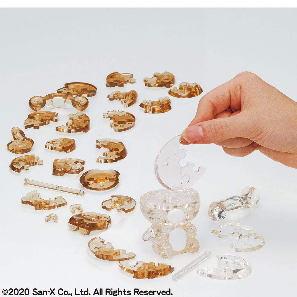 BEVERLY Crystal 3D Puzzle Rilakkuma Korilakkuma & Chairoikoguma Acorn House 66 Pieces- Japan Figure Store - #1 Bring To You The Best Japanese Goods