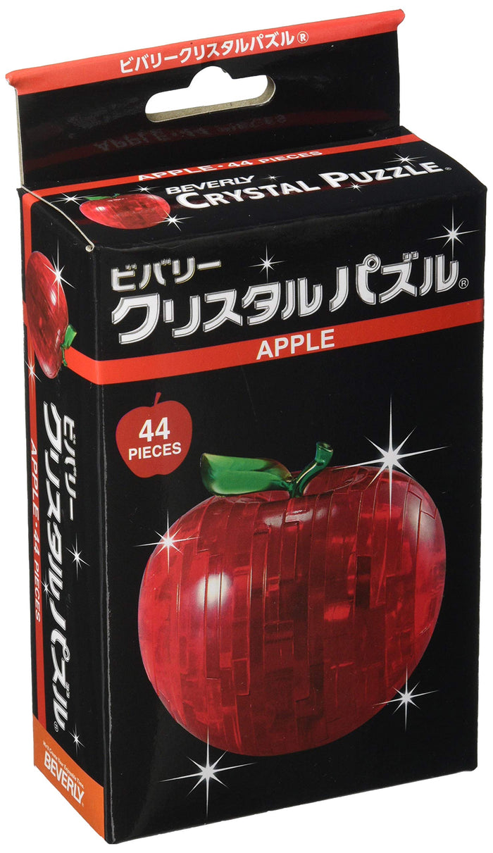 BEVERLY Crystal 3D Puzzle 50071 Apple Red- Japan Figure Store - #1 Bring To You The Best Japanese Goods