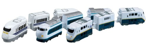 Bandai Block Rail Train Set - 700 Series 0 Series E4 Series Max- Japan Figure Store - #1 Bring To You The Best Japanese Goods
