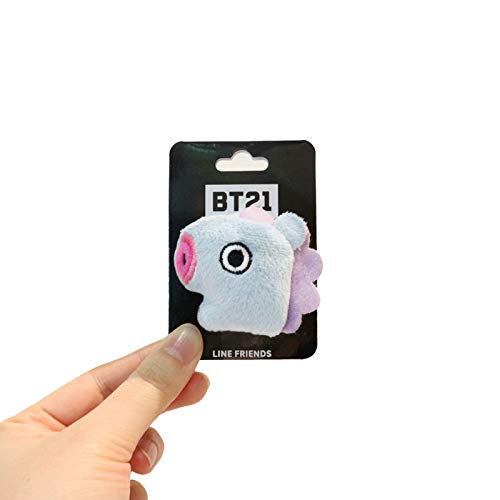 Sekiguchi BT21 Mang Plush Badge - Authentic Soft and Collectible- Japan Figure Store - #1 Bring To You The Best Japanese Goods