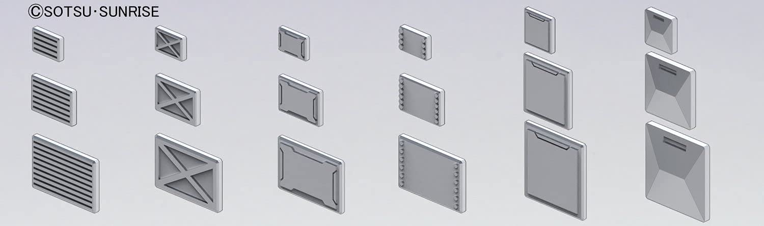 BANDAI Builders Parts Hd Ms Panel 01 Plastic Model- Japan Figure Store - #1 Bring To You The Best Japanese Goods