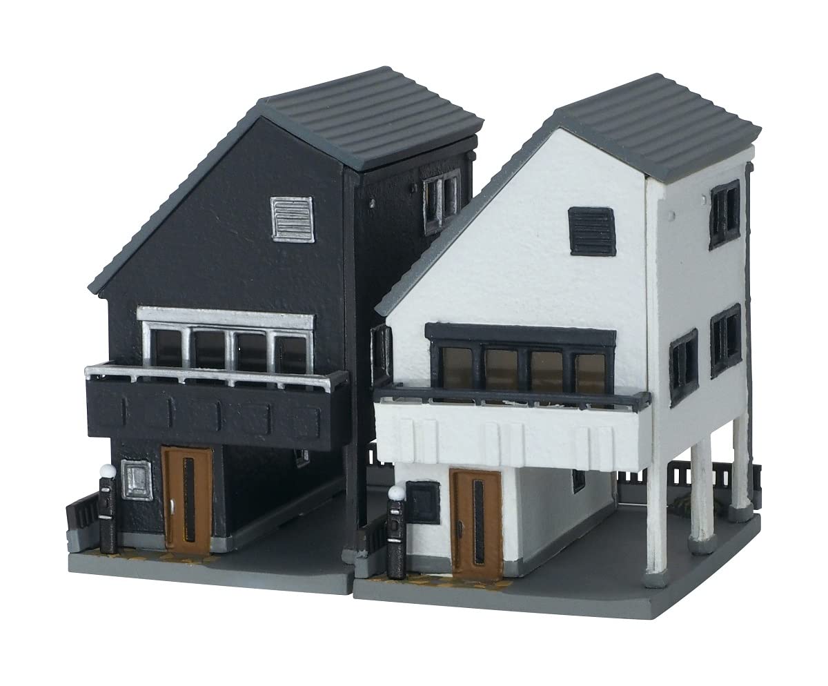 TOMYTEC Building 016-5 Contemporary Townhouses A5 N Scale- Japan Figure Store - #1 Bring To You The Best Japanese Goods