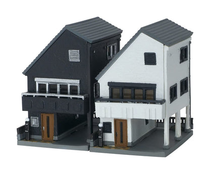 TOMYTEC Building 016-5 Contemporary Townhouses A5 N Scale- Japan Figure Store - #1 Bring To You The Best Japanese Goods
