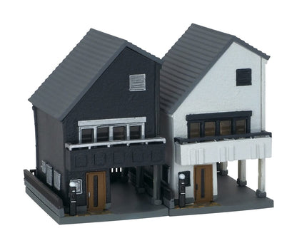 TOMYTEC Building 016-5 Contemporary Townhouses A5 N Scale- Japan Figure Store - #1 Bring To You The Best Japanese Goods