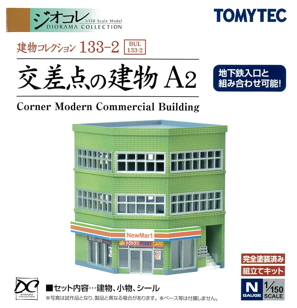 Tomytec Building Collection Kenkore 133-2 A2 Intersection Diorama Supplies- Japan Figure Store - #1 Bring To You The Best Japanese Goods