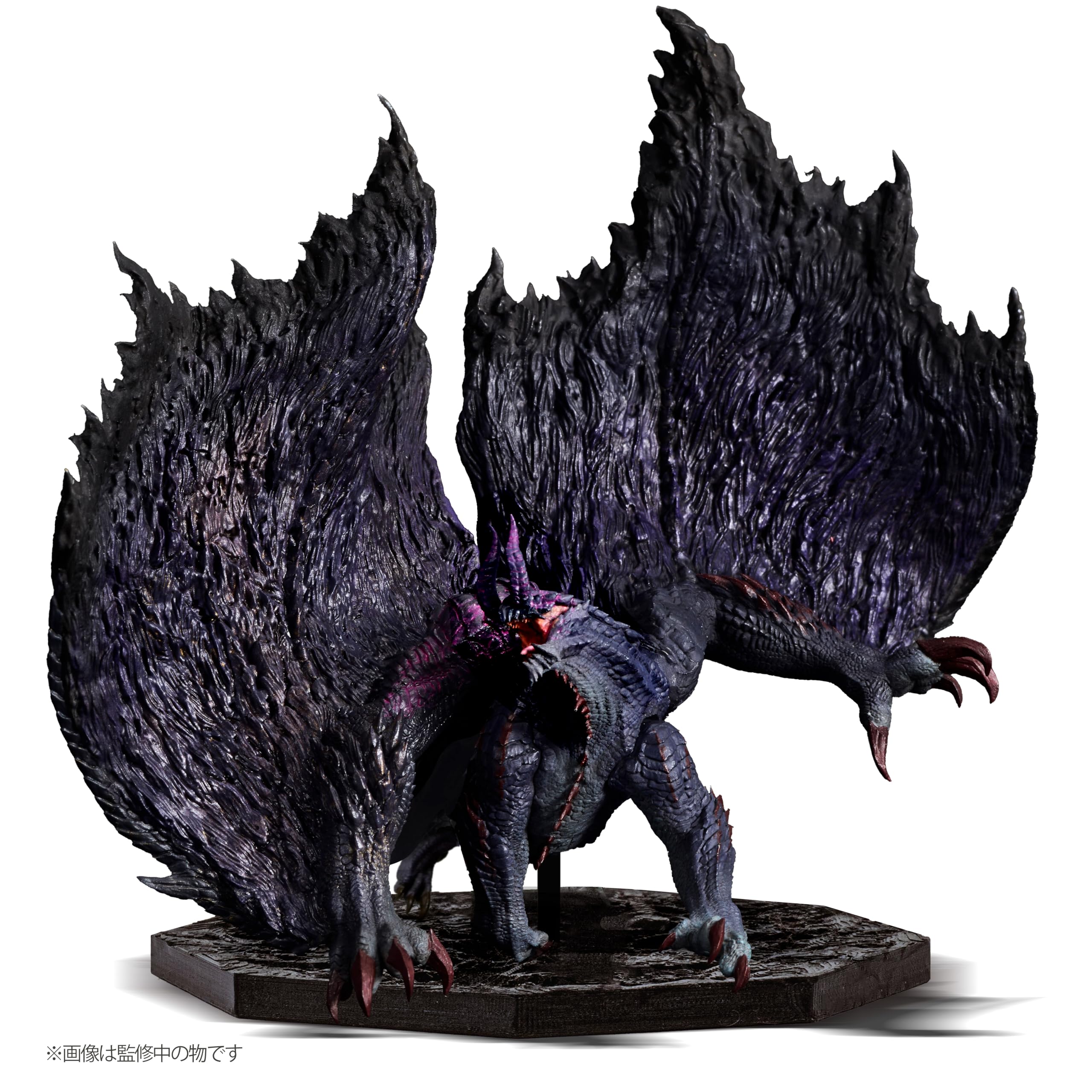 Capcom Cube Monster Hunter Black Eclipse Dragon Gore Magala H124xW135xD131mm PVC/ABS- Japan Figure Store - #1 Bring To You The Best Japanese Goods