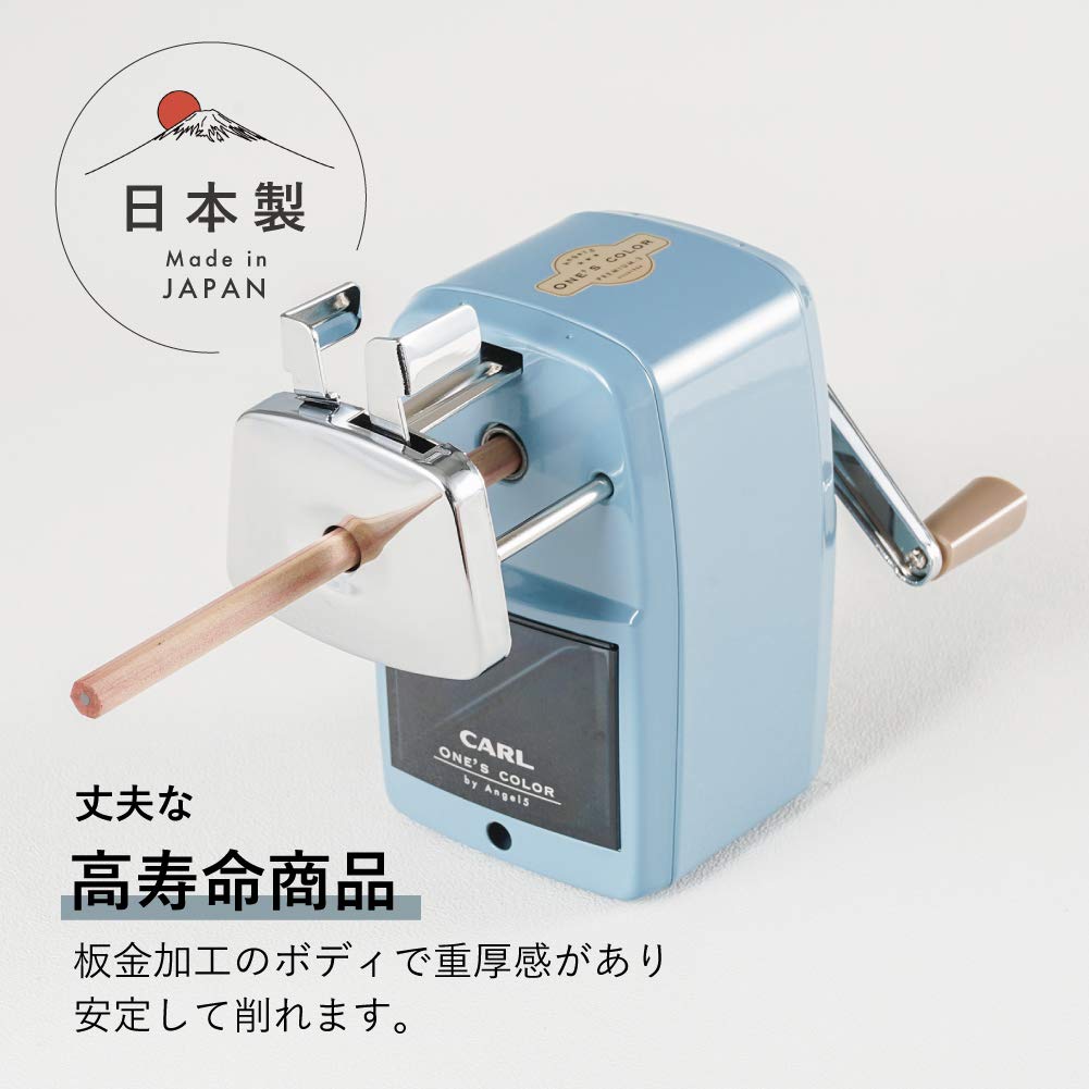 Carl Desktop Pencil Sharpener Angel 5 Premium 3 Cream Blue- Japan Figure Store - #1 Bring To You The Best Japanese Goods
