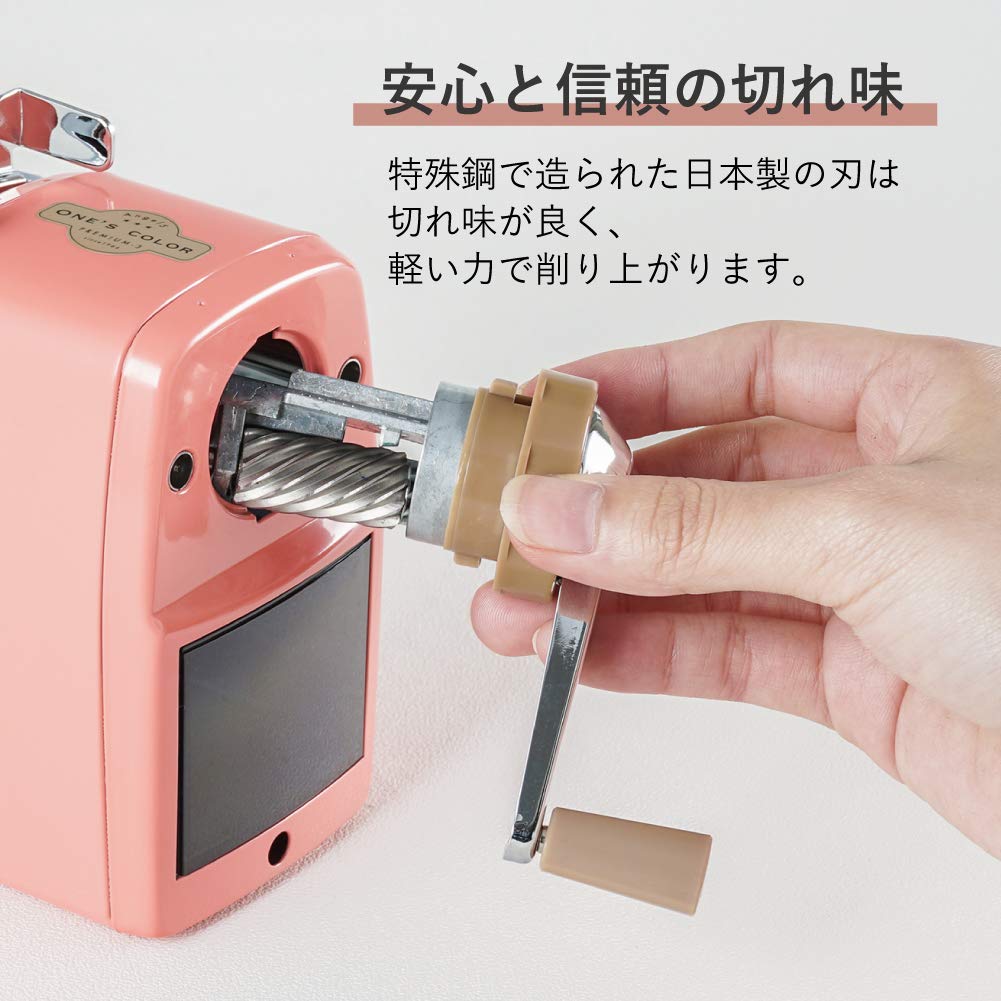 Carl Desktop Pencil Sharpener Angel 5 Premium 3 Cream Pink- Japan Figure Store - #1 Bring To You The Best Japanese Goods