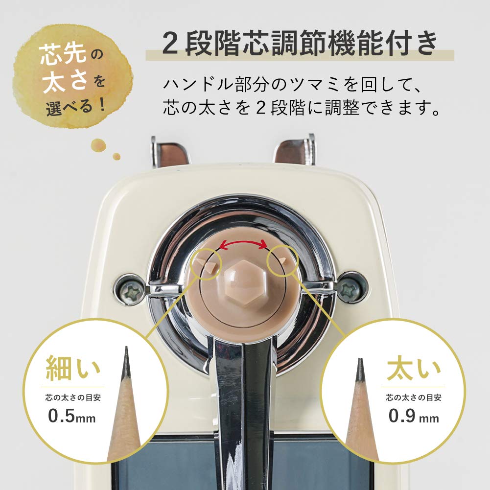 Carl Desktop Pencil Sharpener Angel 5 Royal 3 Cream- Japan Figure Store - #1 Bring To You The Best Japanese Goods