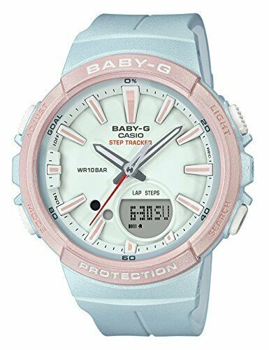 Casio Baby-g Step Tracker Bgs-100sc-2ajf Women's Watch In Box - Japan Figure