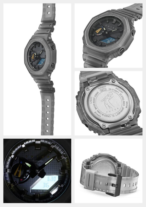 Casio G-Shock GA-2100FT-8AJR Men's Black Watch Authentic Domestic G-Shock Futur Collaboration Model- Japan Figure Store - #1 Bring To You The Best Japanese Goods