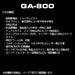 Casio G-Shock Ga-800-1Ajf Men's Watch Authentic Domestic Black Model- Japan Figure Store - #1 Bring To You The Best Japanese Goods