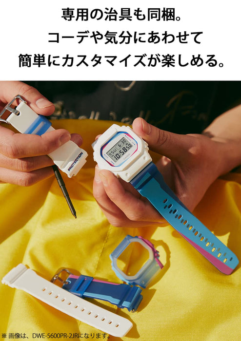 G-Shock Men's White Watch Gae-2100Gc-7Ajr Genuine Casio with Grunge Snow Camouflage Box Set- Japan Figure Store - #1 Bring To You The Best Japanese Goods