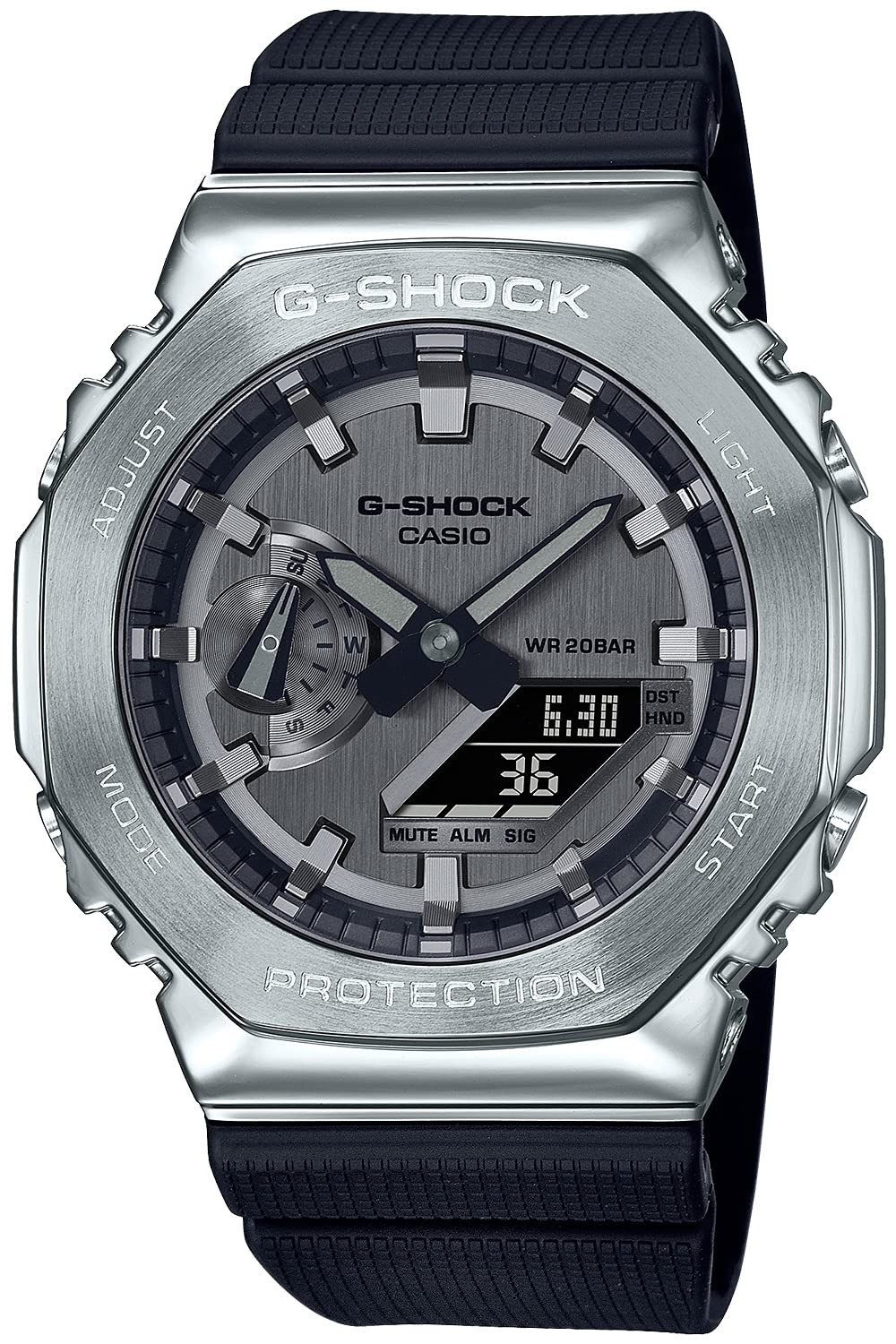 Casio G-Shock GM-2100-1AJF Men's Black Watch Metal Covered Domestic Genuine Product- Japan Figure Store - #1 Bring To You The Best Japanese Goods