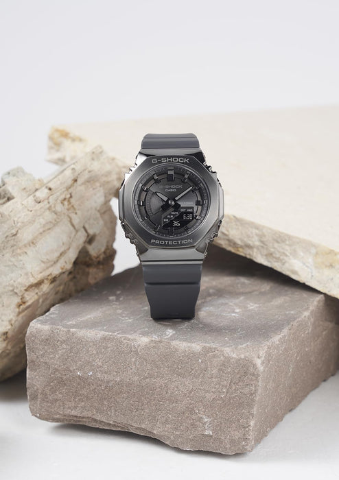 Casio G-Shock Mid-Size Women's Watch GM-S2100B-8Ajf Genuine Domestic Product Grey Metal Cover- Japan Figure Store - #1 Bring To You The Best Japanese Goods