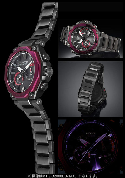 G-Shock Casio MTG-B2000B-1A2JF Men's Watch Gray Bluetooth Radio Solar Dual Core Guard- Japan Figure Store - #1 Bring To You The Best Japanese Goods