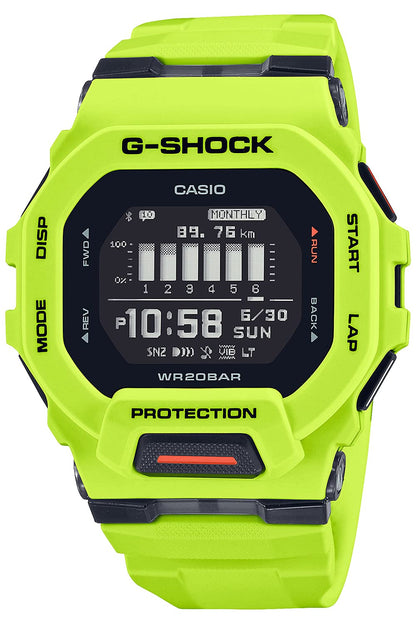 Casio G-Shock GBD-200-9JF Men's Durable Watch in Vibrant Yellow- Japan Figure Store - #1 Bring To You The Best Japanese Goods