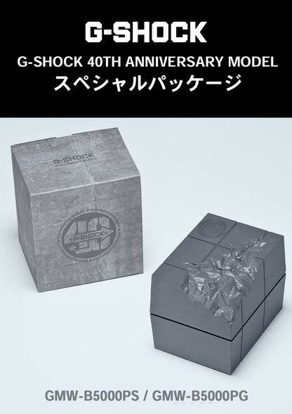 Casio G-Shock Gold Men's Watch 40th Anniversary Full Metal Bluetooth Solar GMW-B5000Pg-9Jr- Japan Figure Store - #1 Bring To You The Best Japanese Goods