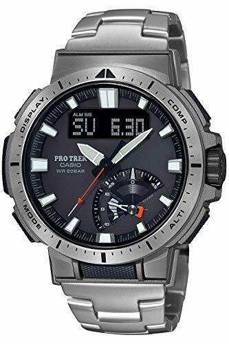 Casio Pro Trek Prw-70yt-7jf Solar Radio Men's Watch Titanium In Box - Japan Figure