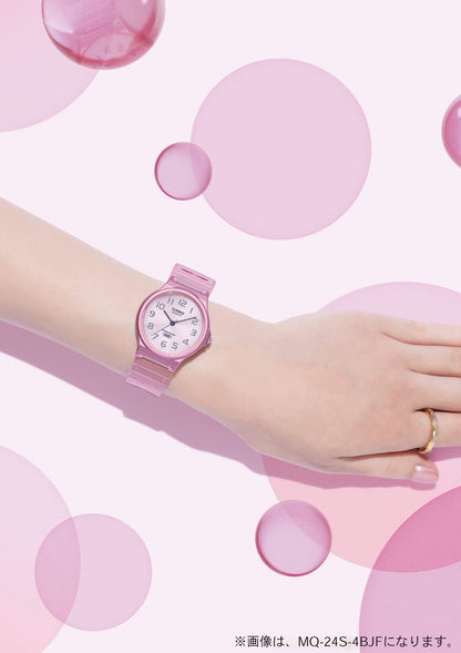 Casio MQ-24S-2BJF Unisex Watch Clear Blue- Japan Figure Store - #1 Bring To You The Best Japanese Goods