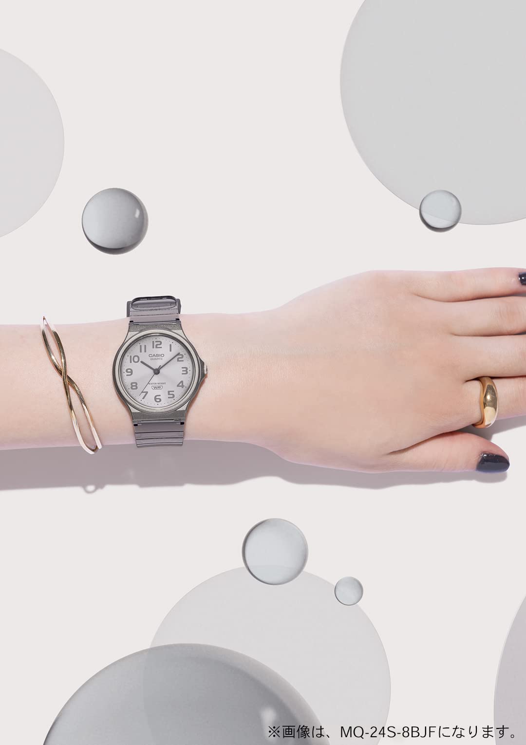 Casio MQ-24S-8BJF Unisex Watch Clear Gray- Japan Figure Store - #1 Bring To You The Best Japanese Goods