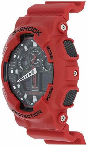Casio Watch G-shock Ga-100b-4a Men's Red In Box- Japan Figure Store - #1 Bring To You The Best Japanese Goods