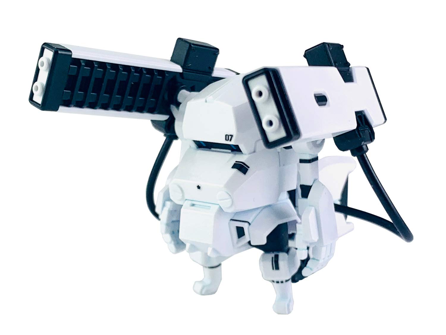 Cavico Choipla Series No.008 Type 7 V Series Ground Self-Defense Force Type 07 Tank Nachin Railgun (Pure White) Nachin Body Set Height Approx. 50Mm Plastic Model Mim-011-Wb- Japan Figure Store - #1 Bring To You The Best Japanese Goods