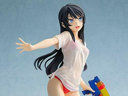 Chara-ani Seishun Buta Yaro Mai Sakurajima: Water Gun Date Ver. 1/7 Scale Figure- Japan Figure Store - #1 Bring To You The Best Japanese Goods