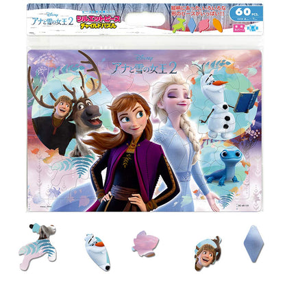 TENYO Jigsaw Puzzle Disney Frozen 2 One Heart 60 Pieces Child Puzzle- Japan Figure Store - #1 Bring To You The Best Japanese Goods