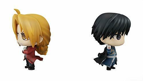 Chimi Mega Buddy Series! Fullmetal Alchemist Edward Elric & Roy Mustang Set- Japan Figure Store - #1 Bring To You The Best Japanese Goods