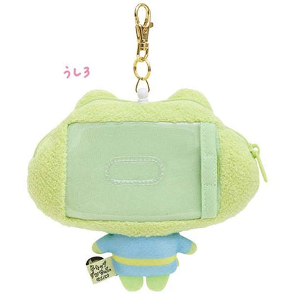 San-X Chiquip Dancers Music Plush Reel Pass Case Skip Frog Sensei PB68202- Japan Figure Store - #1 Bring To You The Best Japanese Goods