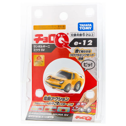 Takara Tomy Choro Q: E-12 Lamborghini Miura Sv Buy Japanese Model Vehicles Toy- Japan Figure Store - #1 Bring To You The Best Japanese Goods