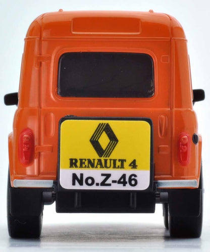 TOMYTEC Z-46A Choro Q Zero Renault 4 Fourgonette Orange- Japan Figure Store - #1 Bring To You The Best Japanese Goods