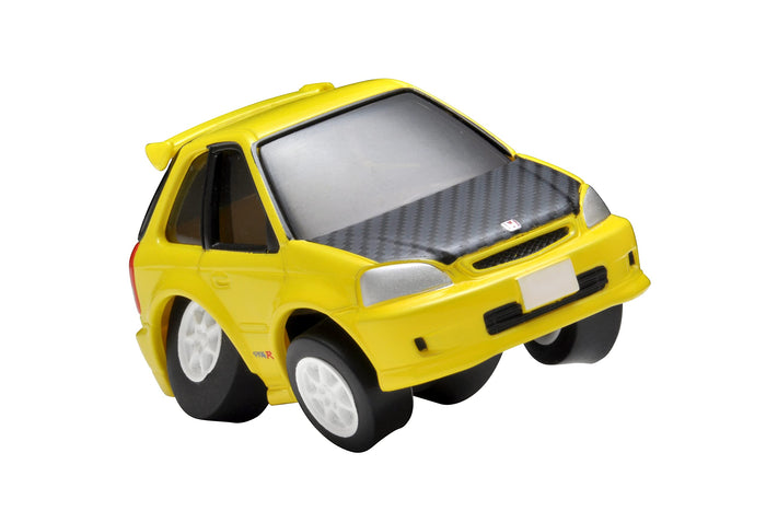 Tomytec Yellow Honda Civic Type R EK9 Custom Spec - Choro Qs-01A Finished Model- Japan Figure Store - #1 Bring To You The Best Japanese Goods