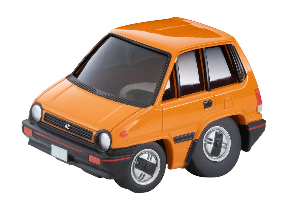 Tomytec Honda City R Finished Product QS-06A Choro QQ's Orange - 323532- Japan Figure Store - #1 Bring To You The Best Japanese Goods