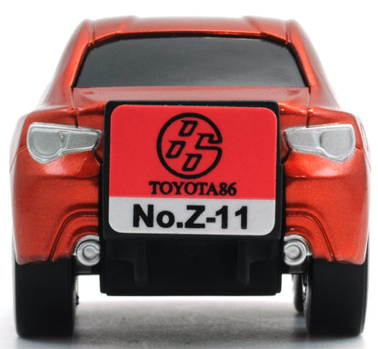 Tomytec Choroq Zero Z-11D Toyota 86 Toy Car in Vibrant Orange- Japan Figure Store - #1 Bring To You The Best Japanese Goods