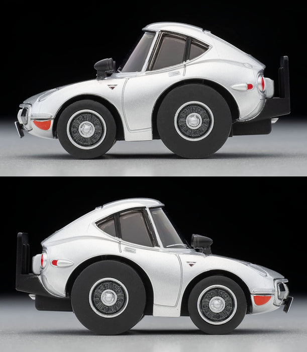 Tomytec Silver Toyota 2000Gt Finished Model - Choroq Zero Z-76F Collection- Japan Figure Store - #1 Bring To You The Best Japanese Goods
