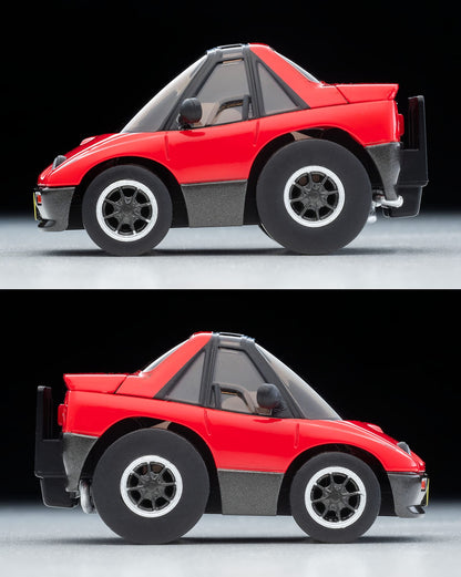 Tomytec Choroq Zero Z-80A Autozam Az-1 Finished Product in Red and Gray- Japan Figure Store - #1 Bring To You The Best Japanese Goods
