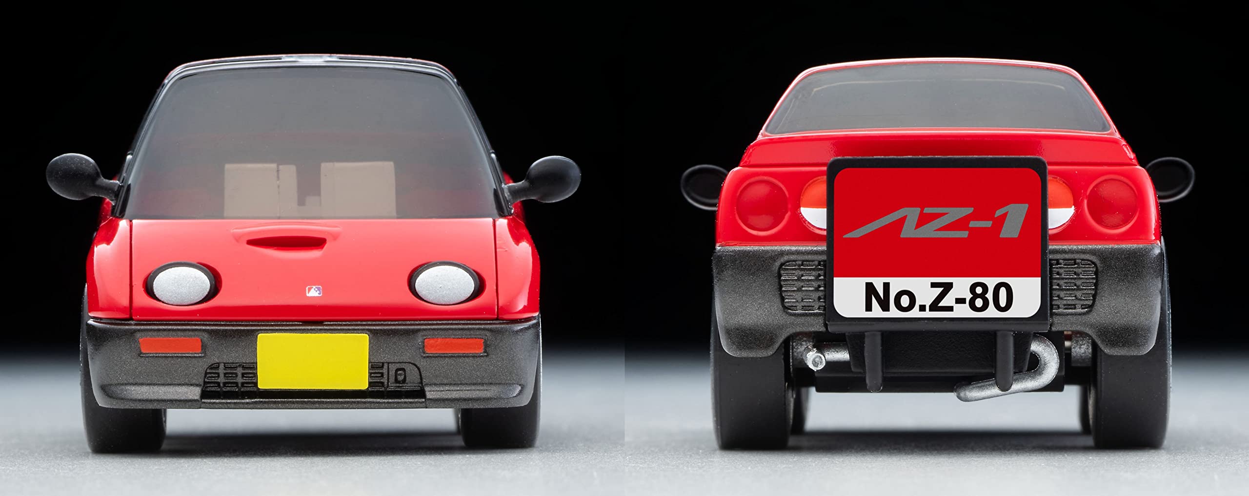 Tomytec Choroq Zero Z-80A Autozam Az-1 Finished Product in Red and Gray- Japan Figure Store - #1 Bring To You The Best Japanese Goods