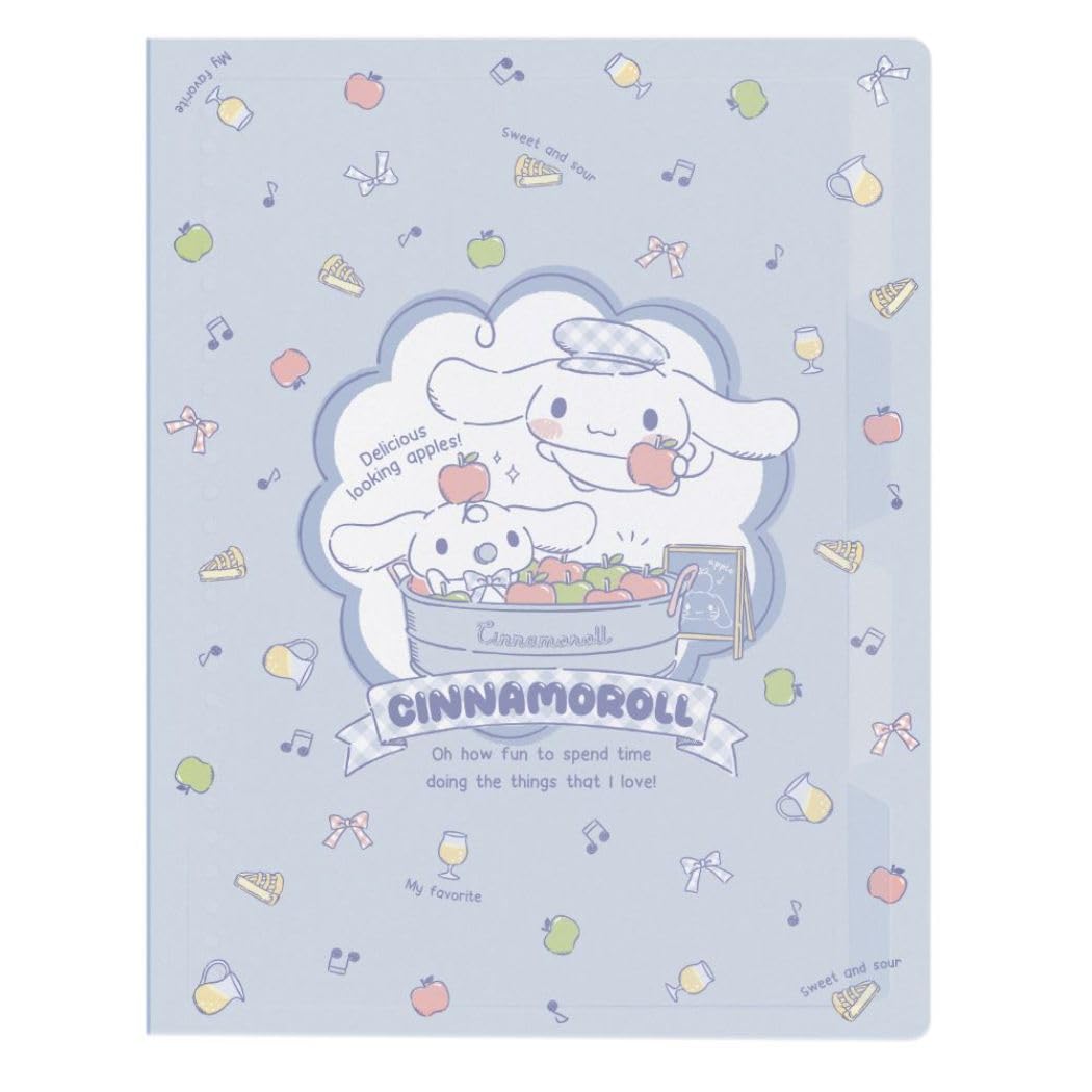 M-Plan Cinnamoroll B5 26-Hole Binder Japan Stationery Character Goods- Japan Figure Store - #1 Bring To You The Best Japanese Goods